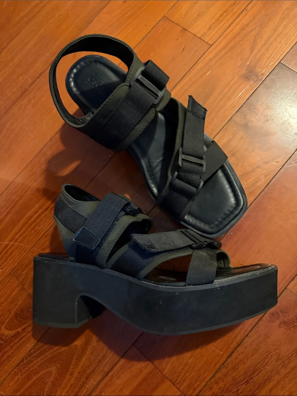 ASOS Black Women's Strappy Platform Sandals